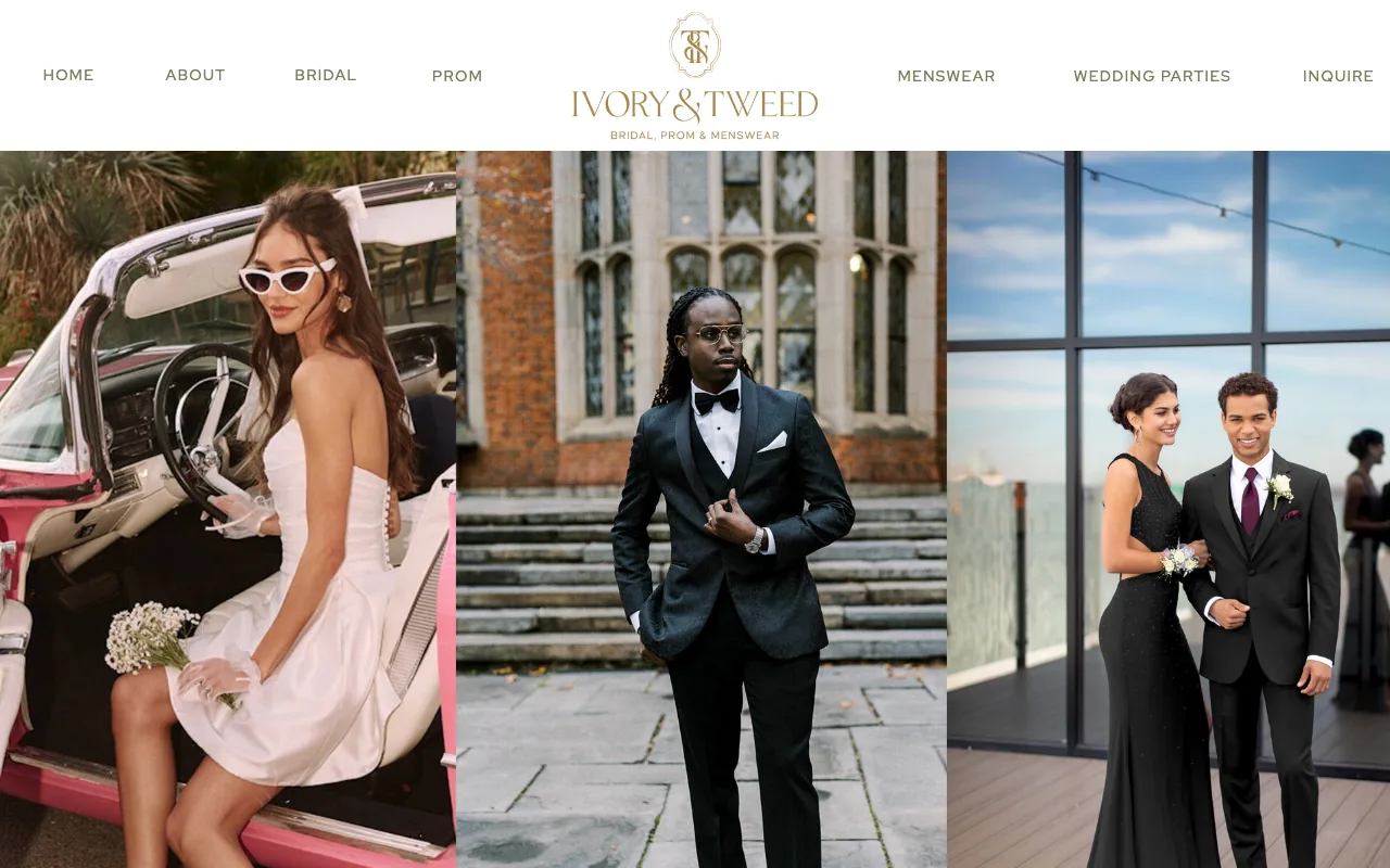 Ivory & Tweed homepage